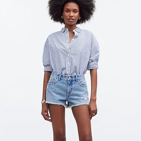 Madewell Low-Rise Boyfriend Shorts Womens Size 30 - Picture 1 of 11